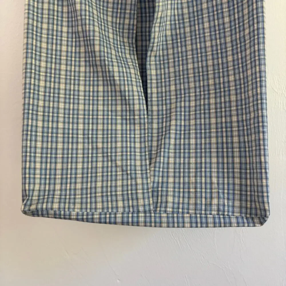 Vintage OshKosh B'gosh Diaper Stacker Plaid Teddy Bear Hanging Holder Organizer